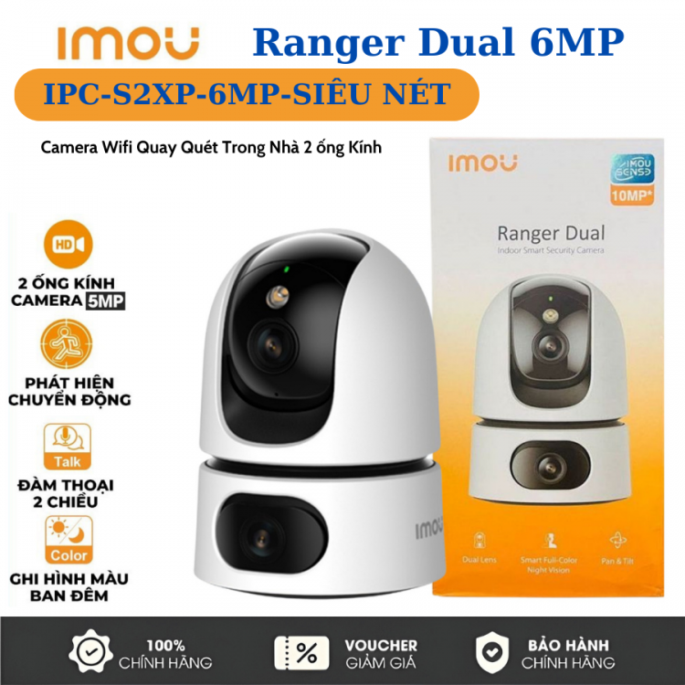Camera Imou IPC-S2XP-6M0WED