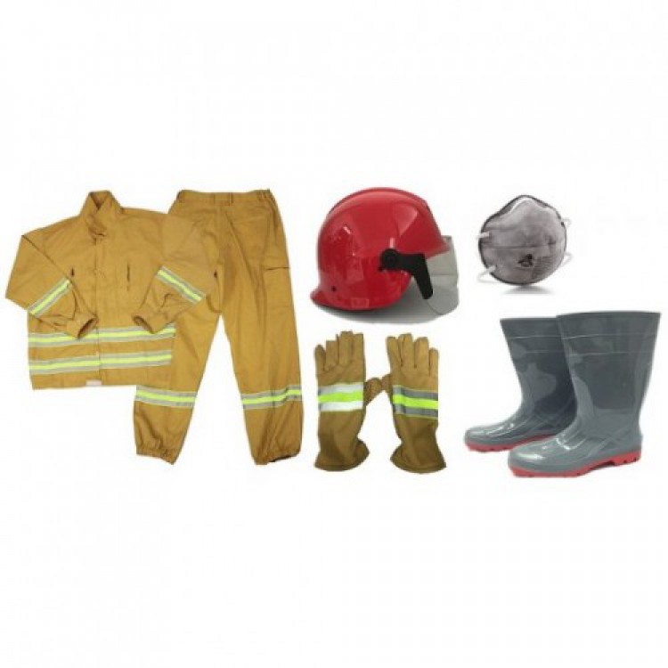 SET Bộ quần áo chữa cháy theo TT48-BCA - Set 5 món- hình thật ( có tem kiểm định)